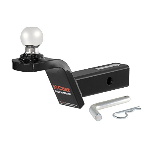 Curt 45152 Fusion Trailer Hitch Mount With 1-7/8-Inch Ball & Pin, Fits 2-Inch Receiver, 5,000 Lbs, 2-In Rise #TOP6