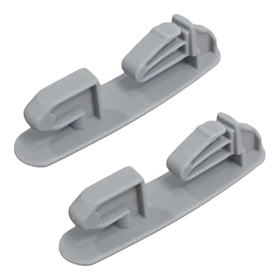 8565925 2 Pack Dishwasher Rack Stop Clip for Whirlpool AP6013365 8565925 8270105 8524581 8524582 8565920 8565925 W10082860 WP8565925VP OEM18040100