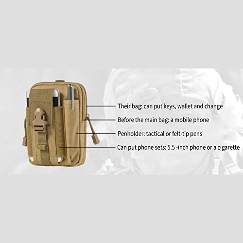 Porta-cartão de crédito multifuncional bolsa de telefone bolsa de cinto mini bolsa pequena bolsa esp