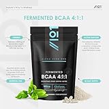 BCAA Capsules 1000mg with BioPerine® – 60 Vegan Capsules – High Strength Branched Chain Amino Acids Supplement – Not Powder – Resealable and Recyclable Pouch by Alpha01 - Image 2