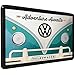 Plaque Métal émaillé Vintage VW Bulli #5 - Nostalgic-Art 10x14cm