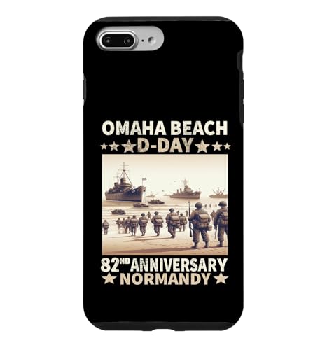 D-day 2026 82nd Anniversary Normandy D-Day Omaha Beach 1944 �X�}�z�P�[�X iPhone 7 Plus/8 Plus �p