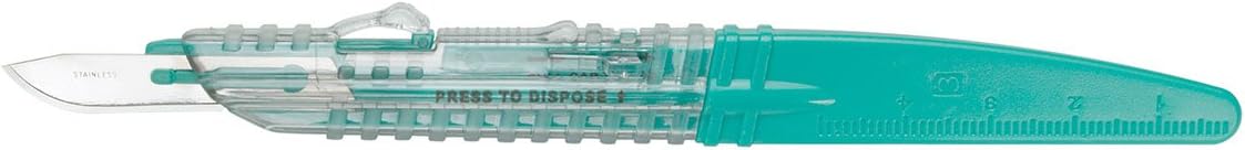 Medline MDS15310H Disposable Stainless Steel Surgical Scalpel, No 10