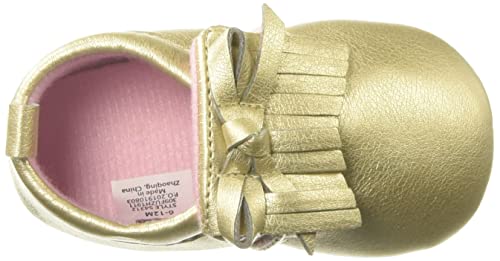 Hudson Baby Unisex Baby Moccasin Shoes Gold Moccasin, 6-12 Months #TOP4