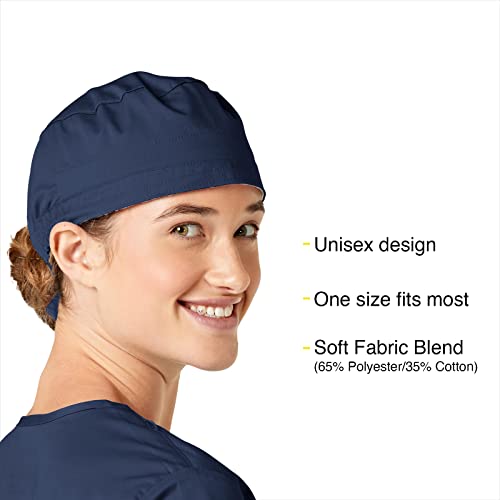 Wonderwink Unisex Adult Tie Back Scrub Cap, Blue, One Size #TOP1