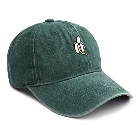 Gorras de béisbol para hombre, Made by Nami, juego de 3 gorras de basecap con aspecto usado, tamaño ajustable, rojo, negro y verde con o sin estampados, gorra de béisbol, gorro con sombrilla Cover