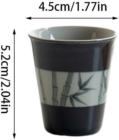 GSOUL Kungfu Tea cup Hand-painted Ceramic Coffee Cup Household Water Retro Kung Fu Tea Chinese Ceremony Accessories Small Tea Cups
