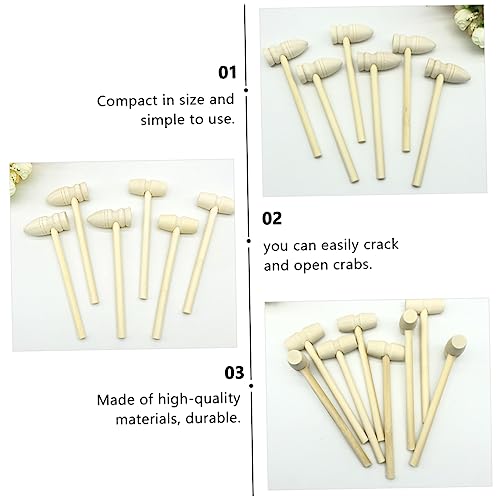 FAVOMOTO 3 Conjuntos De 24 Peças De Brinquedo Infantil Martelo De Madeira Brinquedos De Martelo De M