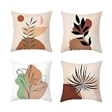 Contenido del Paquete: 4 fundas de cojines de 45x45 cm, con colores vibrantes y patrones claros que ofrecen una experiencia visual agradable y un gran confort