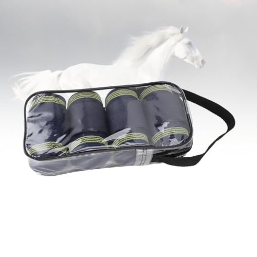 Ataduras Elásticas para Perna de Cavalo, 4 Unidades, Pernas de Suporte Respiráveis ​​à Prova de Desl