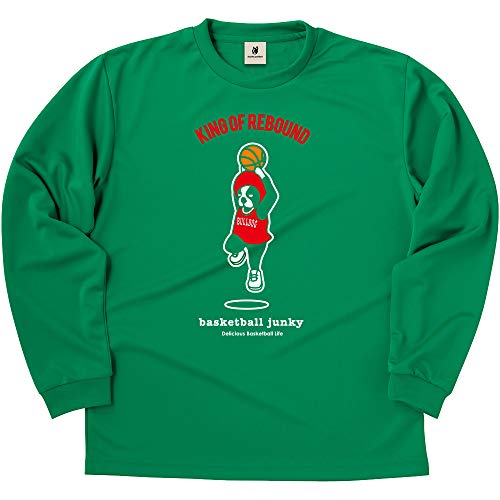 Claudio pandiani Basketball Junky King of Rebound Long DryTEE BSK18517 Green L