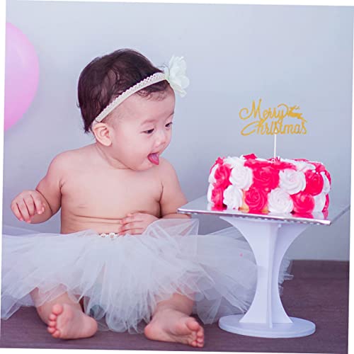 Amosfun 36 Pçs Decoração De Bolo De Natal Inserções De Veado Cupcake Decoração De Natividade Decoraç