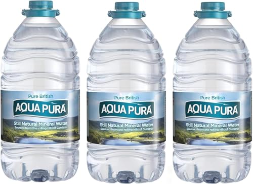 Image of Aqua Water 5 Litre Still Natural Mineral Water, 5L, Pack of 3