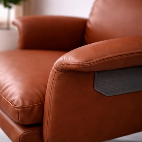 Image of Lakdi The Furniture Co Luxury Leatherette Director Office Chair with Plush Cushion, High Back Support, Ergonomic Design, Chrome Base and Smooth Castors, Free Assembly, 5 Year Warranty - 111012162
