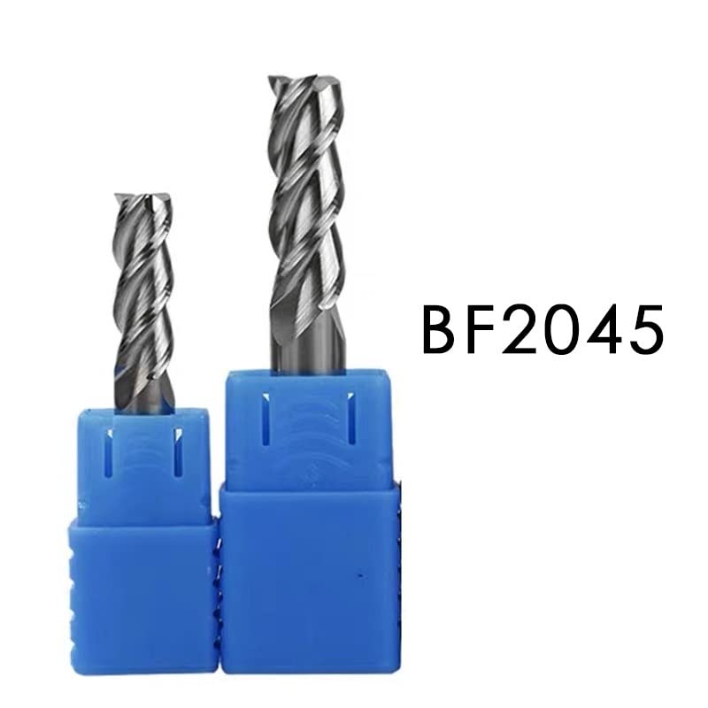 120 mm Vollhartmetall-Schaftfräser Länge CNC-Fräser Aluminium Stahl 6 mm 8 mm 10 mm 12 mm (Size : BF2050-3F, Color : 20x20x60x120)