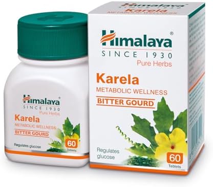 Himalaya Himalaya Wellness Pure Herbs Karela Metabolic Wellness - 60 Tablets, White