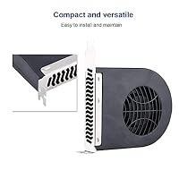 Ejoyous PC Lüfter Gehäuselüfter Computer Exhaust Fan 80mm Hochleistungs-Lüfter mit 4P Power Connector für Grafikkarten und PCI Slots – Ansicht 5