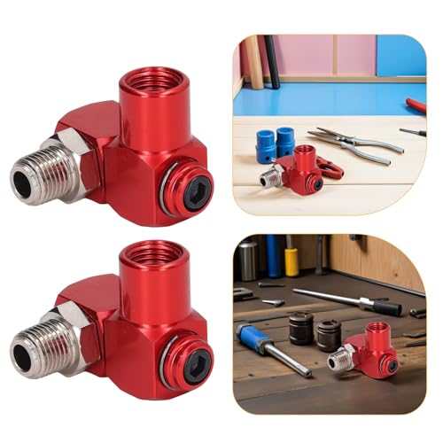 Accesorio para tubería neumática rotativa con conector para manguera de aire 8