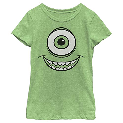 Fifth Sun Pixar Monsters Mike Face Girl's Heather Crew Tee