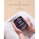 M&SENSE Coconut & Cedarwood Scented Candle, 11.6oz Natural Soy Wax Winter Candle, Up to 70 Hours, 2 Cotton Wick Candle for Holiday Woody Candle Housewarming Gifts for Yoga Spa - Image 4