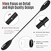 WONITAGO Kayak Paddle Premium Carbon Fiber Paddle with Reinforced PP + Fiberglass Blade, Floating Adjustable Kayaking Oars, 3 Piece, 220-240 cm/86-94 Inches, Black