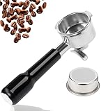 Espresso Portafilter 54mm Double Spout Compatible with Breville Bambino Plus (BES500) Infuser (BES840XL) 54mm Breville Barista Series-ABS Handle - Stainless Steel Filter Basked Included