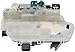 Dorman 937-673 Front Driver Side Door Lock Actuator Motor Compatible with Select Ford/Lincoln Models