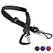 Toozey Dog Seatbelt, Adjustable Dog Car Seat Belt with Latch Bar Attachment and Tangle Free Carabiner, Elastic Pet Safety Belt Restraint, Seat Belts Tethers for Small, Medium and Large Dogs, Black