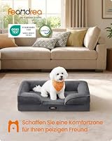 Feandrea Orthopädisches Hundebett, Hundekissen, 76 x 51 x 16 cm – Ansicht 2