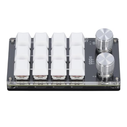 Clavier à 12 touches programmable USB pour éviter la fatigue des mains avec switch rouge