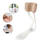 Foot Drop Brace, Ankle Foot Orthosis Adjustable Ankle Corrector Brace Support Protection Correction Splint Drop Foot Brace for Ankle Mobility Aid for Dorsiflexion Movement Left and Right(Left (M))