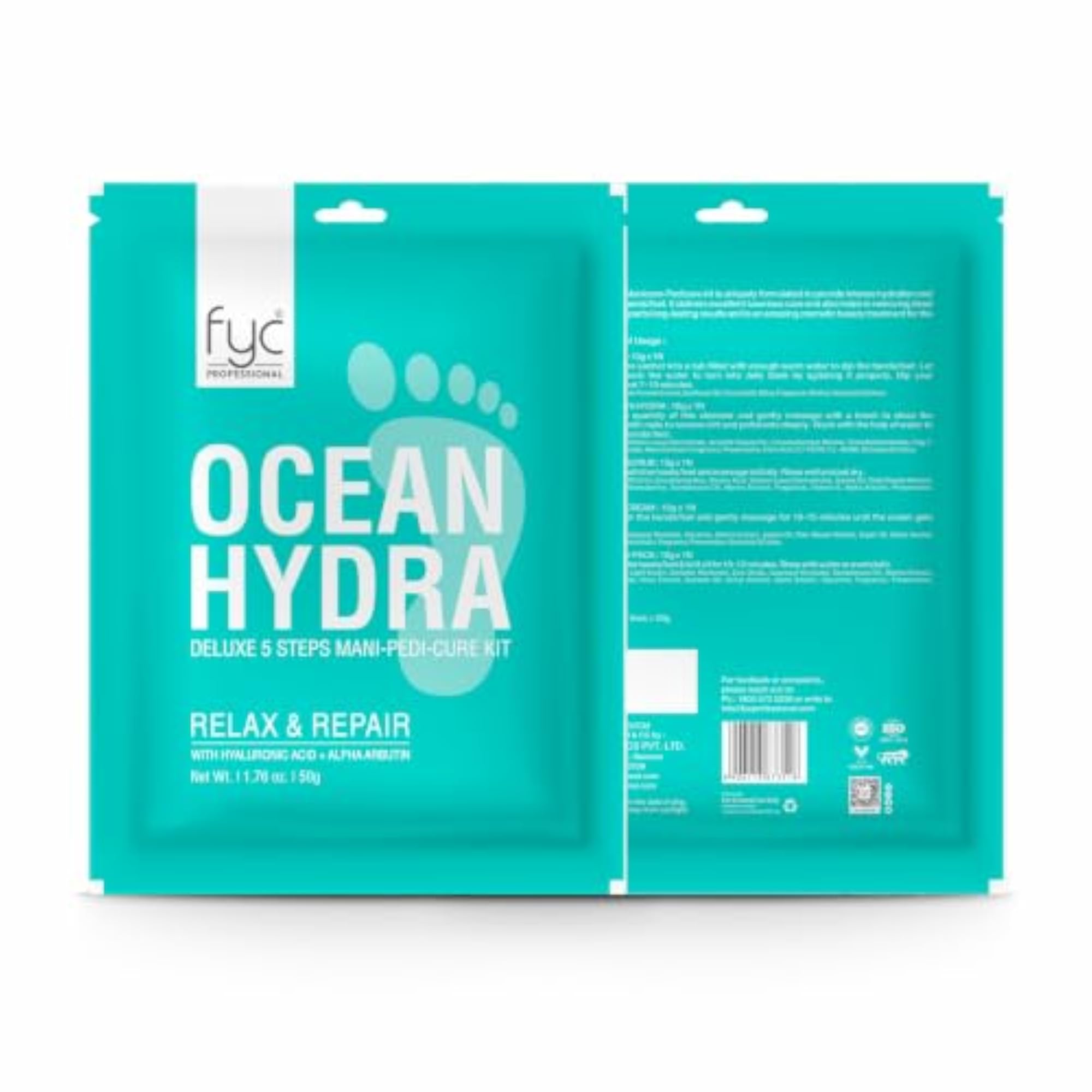 Ocean Hydra Deluxe Manicure Pedicure Kit, Hand & Foot Spa