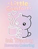 Little Comforts Kawaii Ink Tracing Art Book: Chiikawa-Inspired Pastel Line Art...