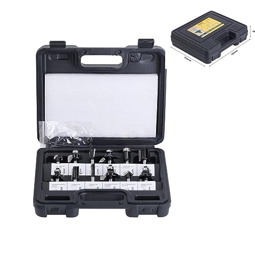 Conjunto De Bits Para Tupia Madeira Carbeto de Tungstênio 1/4