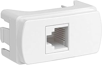 Módulo Miluz Schneider tomada rj11 2 fios branco s3b74900