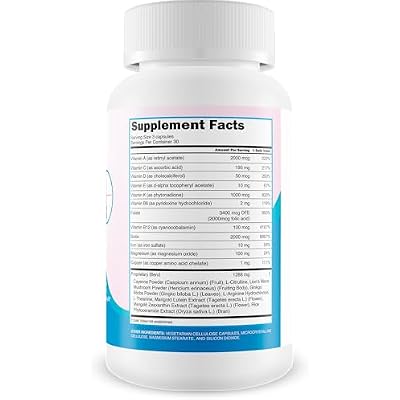 Hair Juice Ultra Growth Accelerator Vitamins - Longer Stronger Hair Support - Helps Maintain Healthy Hair - Nourishes Your Natural Hair Growth Cycle - Hair Juice Accelerator Ultra Growth Blend