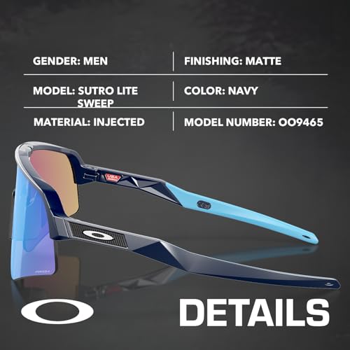 Oakley OO9465 SUTRO LITE SWEEP - Non-Polarized Rectangle Shape Sunglasses with Official Eyewear Kit Bundle2