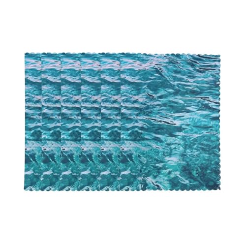 Sets de table mer en polyester pour protéger des taches et plats chauds