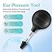 Ear Pressure Relief Device, Headache and Migraine Relief Product That Naturally Reduces Tension & Pressure, Airplane Ear Pressure Relief Through Inner Ear Pressure Stimulation, with 3 Sizes of Earplug