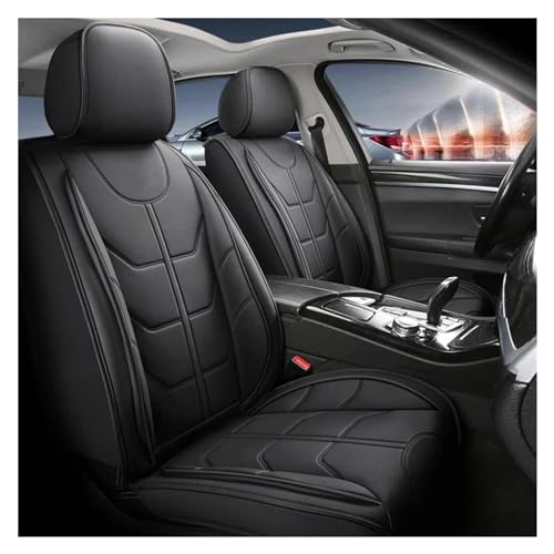 Housse de siège de voiture en cuir anti-usure pour Volvo S80 C30 V60 noir