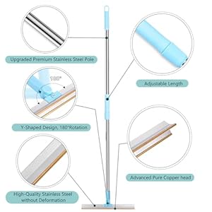   4-Packs-Pet-Hair-Remover-Set-Retractable-Carpet-Scraper-Rake-180Rotating-Dog-Shedding-Cleaner-ToolExtra-Wide-Metal-Edge-of-Pet-Hair-Remover-for-Embedded-Fur-Removal-from-CarpetStair-or-Rug