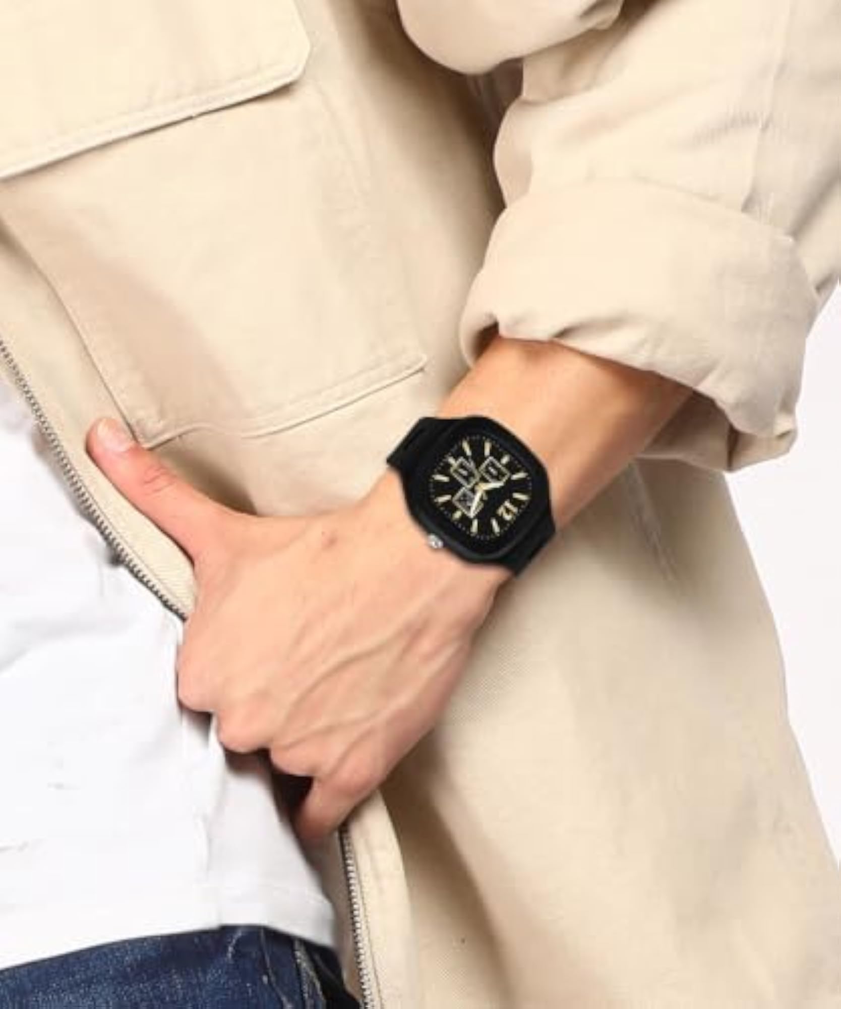 Stylish Designer Analog Watch for Boys, Black