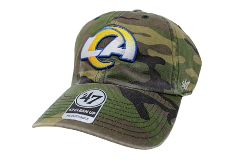 47 Brand (�t�H�[�e�B�[�Z�u���u�����h) �L���b�v ���� 47 CLEAN UP NFL LOS ANGELES RAMS ���T���[���X �����Y 1��