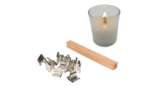 33 pzs mechas de madera para velas manualidades miniatura 7