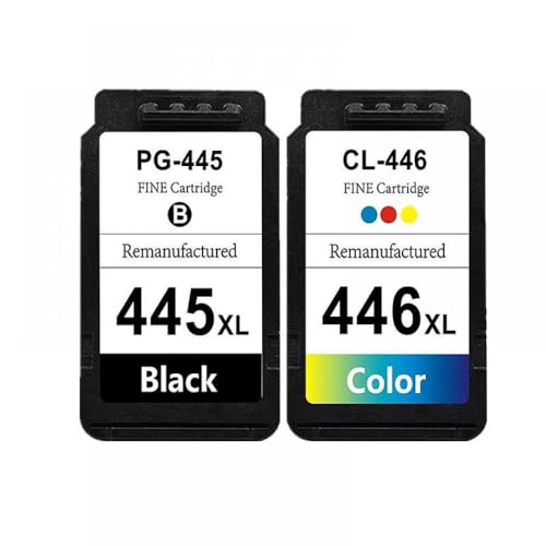 Cartouche d'encre PG-445 CL446 XL compatible imprimante jet d'encre série MG et MX Noir Couleur