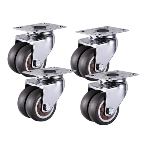 Roulettes de meubles pivotantes de 5 cm en lot de 4 pour un déplacement fluide