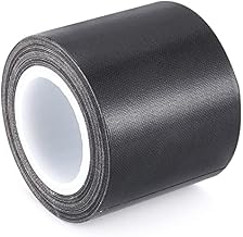1Roll 2" x10m Black PTFE Teflon Tape Nonstick Tape 500℉ High-Temp Fiberglass Adhesive Tape