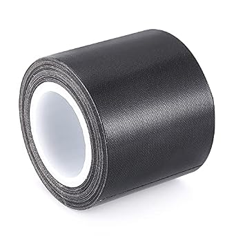 1 لفة 2 بوصة x10 م شريط تفلون PTFE أسود شريط غير لاصق 500 فهرنهايت شريط لاصق من الألياف الزجاجية عالي الحرارة