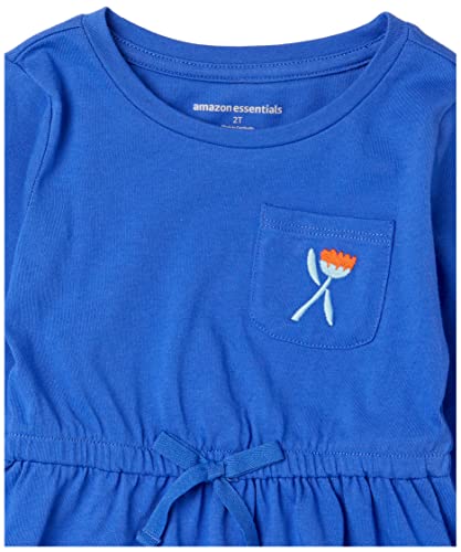 Image of Amazon Essentials Girls and Toddlers' Long-Sleeve Ruffle Outfit Set with Bowknot Design, Pack of 4