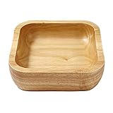 5. Lassen Sie sich mit dieser schicken Holzschale kreativ präsentieren.